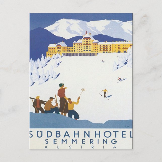 Semmering Austria Postkarte (Vorderseite)