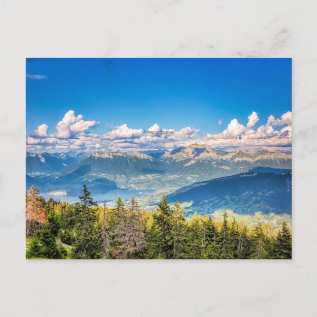 Semnoz, Annecy, Frankreich landschaftliches Foto Postkarte (Vorderseite)