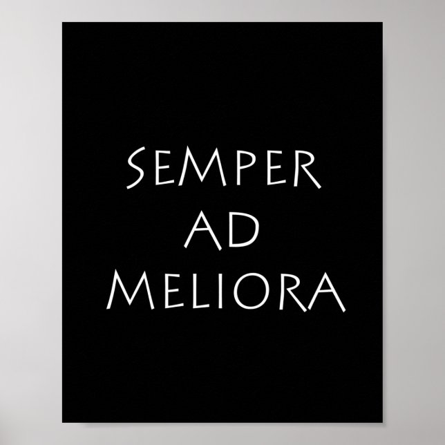 Semper ad meliora poster (Vorne)
