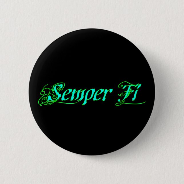 Semper-Fi Button (Vorderseite)