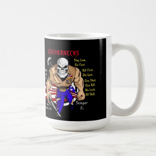 Semper Fi / Leathernecks Kaffeetasse (Rechts)