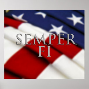 Semper FI-Plakat Poster