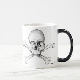 Semper FI - Schädel u. gekreuzte Knochen Verwandlungstasse