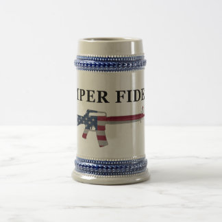 Semper Fidelis M16 Stein Bierglas
