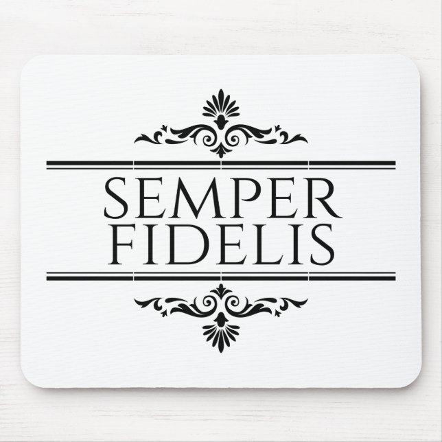 Semper Fidelis Mousepad (Vorne)