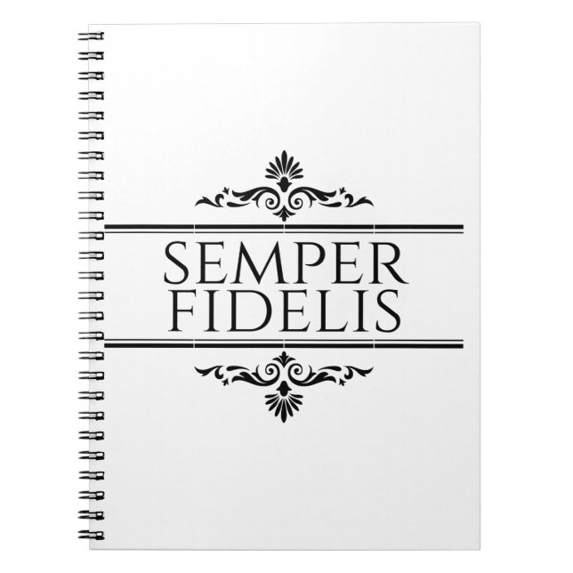 Semper Fidelis Notizblock (Vorderseite)