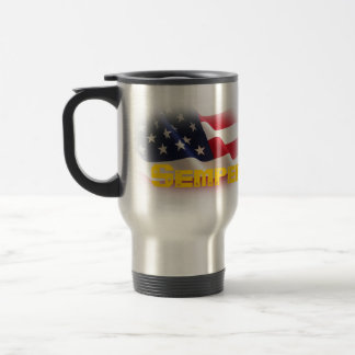 Semper Fidelis Stainless Steel Travel Mug Reisebecher