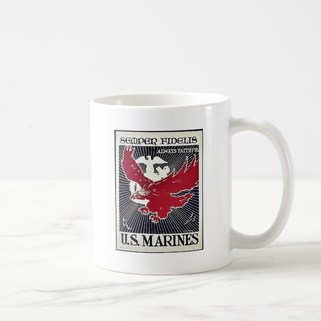 Semper Fidelis Tasse (Rechts)