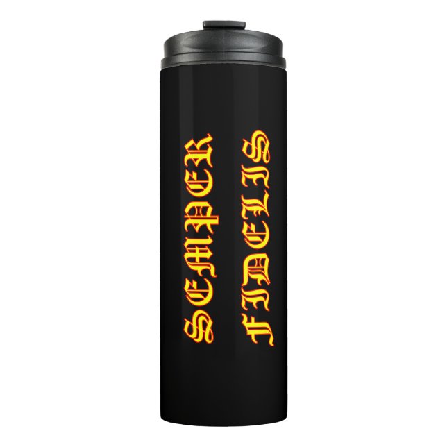 SEMPER FIDELIS Thermal Tumbler Thermosbecher (Vorderseite)