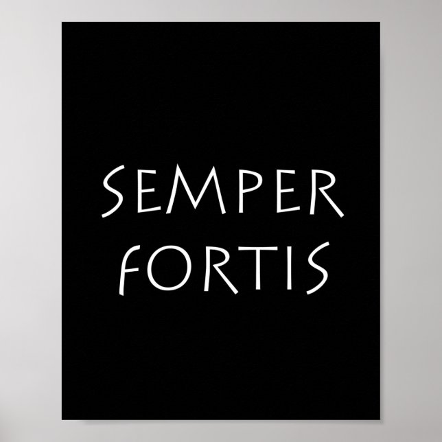 Semper fortis poster (Vorne)
