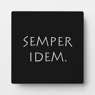 Semper Idem Fotoplatte