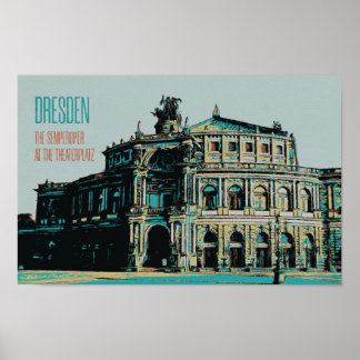Semperoper Opera & Konzerthalle, Dresden Poster