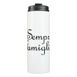 Sempre Famiglia - Italienisch - Immer Familie Thermosbecher