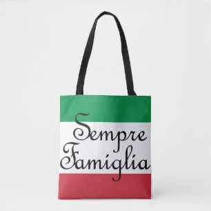 Sempre Famiglia und die italienischen Flaggenfarbe