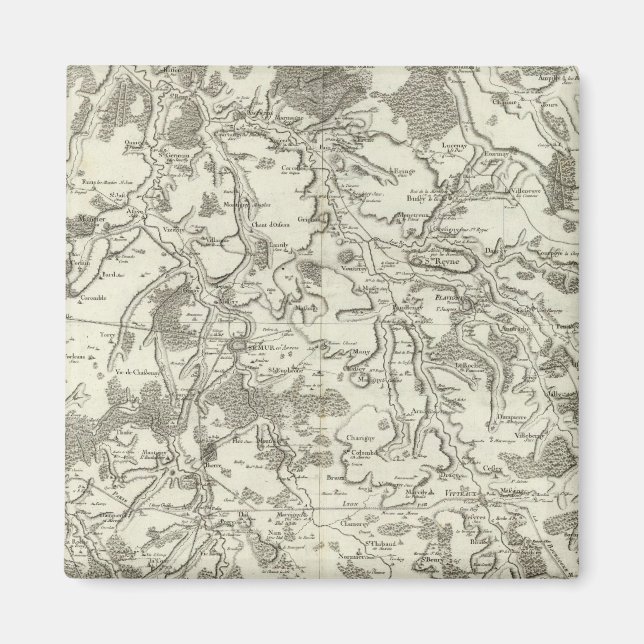 Semur, Montbard Magnet (Vorne)