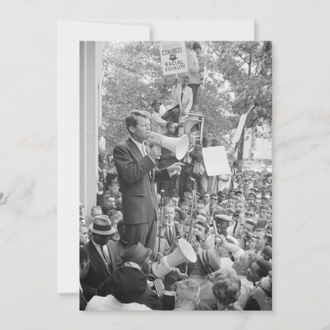 Sen. Robert Kennedy Campaigning für US-Präsident (Vorderseite)