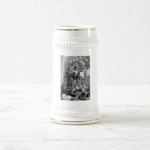 Sen. Robert Kennedy Campaigning für US-Präsident Bierglas