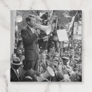 Sen. Robert Kennedy Campaigning für US-Präsident Geschenkanhänger