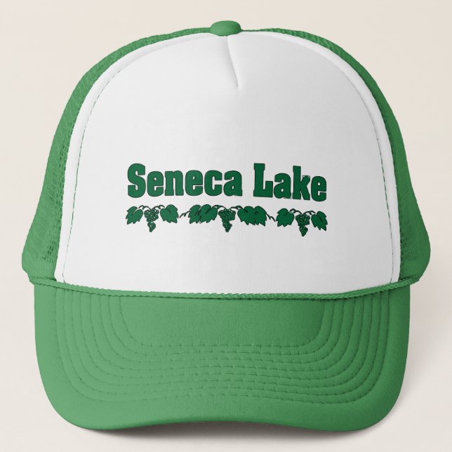 Senaca Lake, NY Truckerkappe (Vorderseite)
