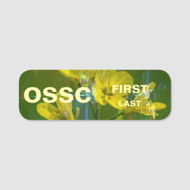Senard OSSC Nametag Namensschild (Vorderseite)