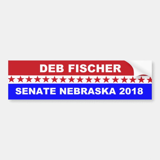 Senat 2018 DEBs Fischer Autoaufkleber (Vorne)