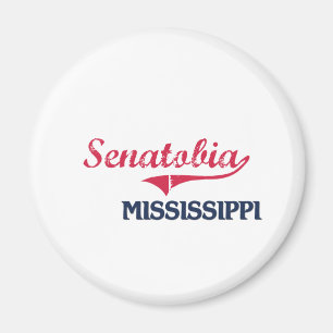 Senatobia Mississippi Stadt-Klassiker Magnet