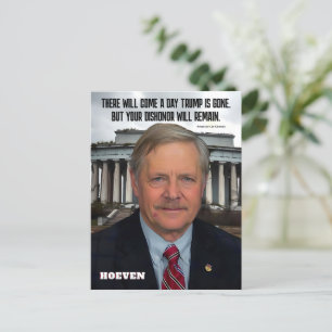 Senator John Hoeven Postkarte