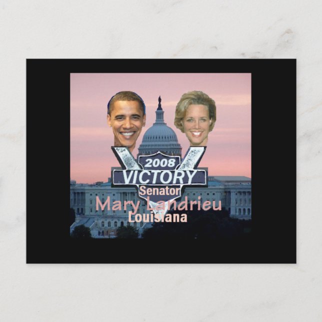 Senator Landrieu Postcard Postkarte (Vorderseite)