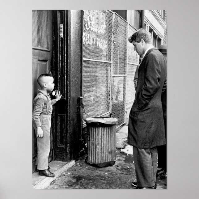 Senator Robert Kennedy spricht über Bildung Poster (Vorne)