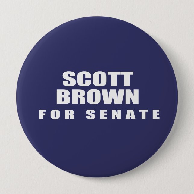 SENATOR SCOTT BROWN BUTTON (Vorderseite)