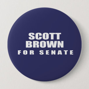 SENATOR SCOTT BROWN BUTTON