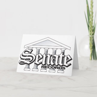 Senats-Plattenen-Karten-Schablone Karte