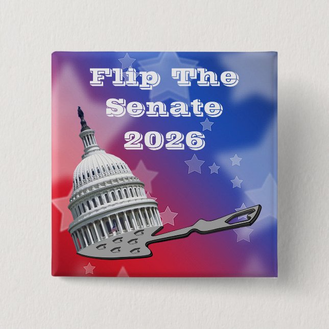 Senatsabstimmung 2026 umdrehen button (Vorderseite)