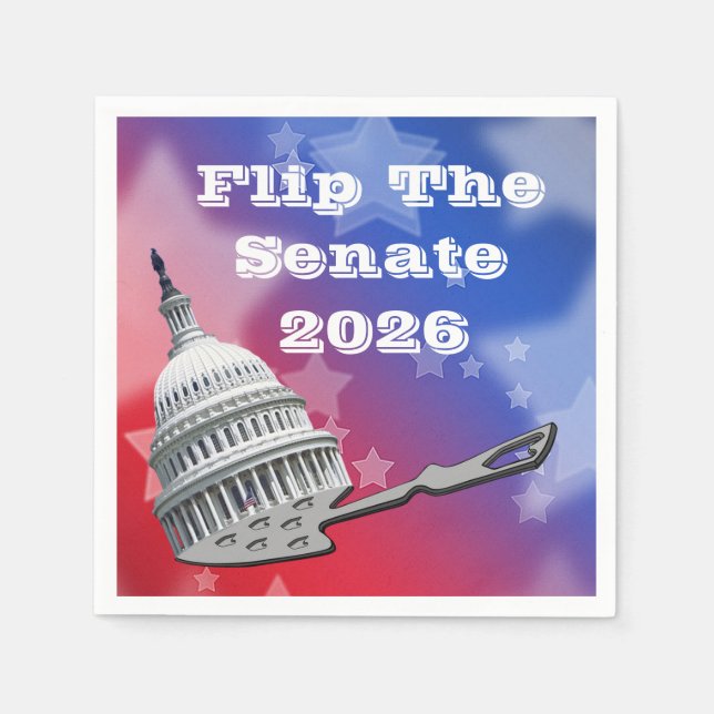 Senatsabstimmung 2026 umdrehen serviette (Vorderseite)