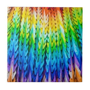 Senbazuru oder eintausend Origami-Krane Fliese