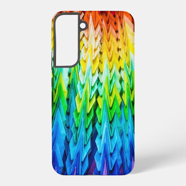 Senbazuru oder eintausend Origami-Krane Samsung Galaxy Hülle (Rückseite)