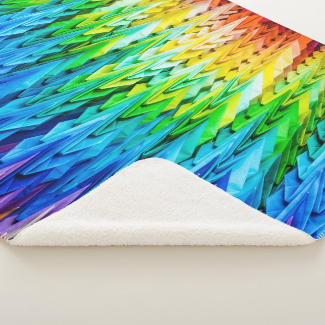 Senbazuru oder eintausend Origami-Krane Sherpadecke (3/4)