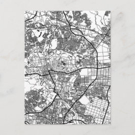 Sendai Japan Stadtplan Postkarte