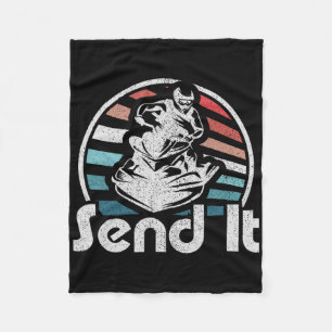 Sende es Jet Ski Retro 70er Jahre Lustig Jet Skiin Fleecedecke