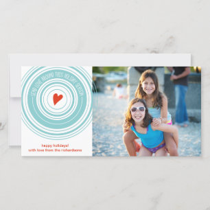 Sende Liebe Aus Feiertagskarte