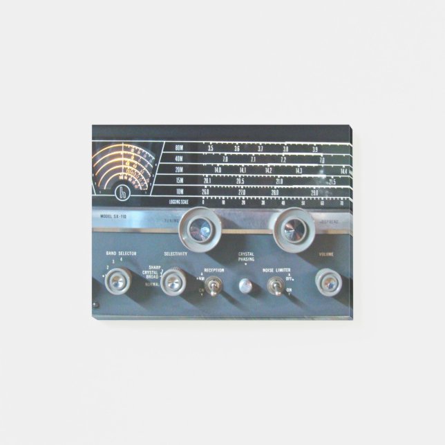 Sendeleistung für Funkempfang Post-it Klebezettel (Vorderseite)