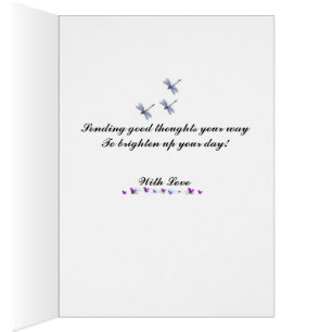 Senden der guten Gedanken