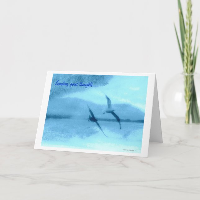 Senden der guten Gedanken Karte (Vorderseite)