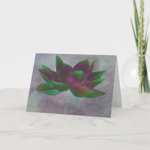 Senden der Peace Lotus Blume Card Karte