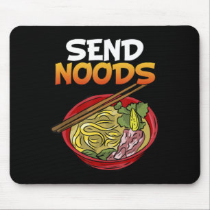 Senden Noods Kakashi Bowl Ramen Japan Ahegao Anime Mousepad