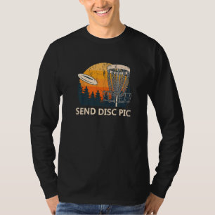 Senden Sie Disk Pic Disk Golf Golfer Disk Golf Fly T-Shirt