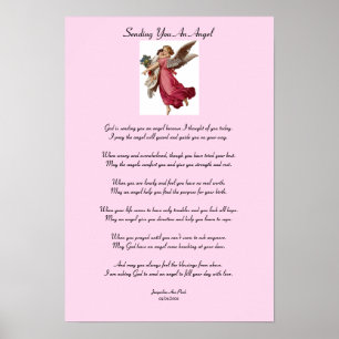 Senden Sie ein Angel Poster