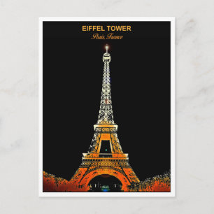Senden Sie ein Stück von Paris: Eiffelturm Postkar Postkarte