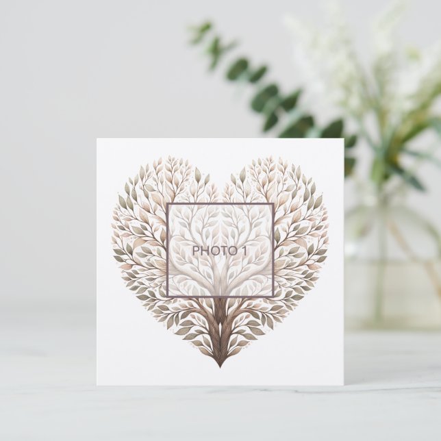 Senden Sie eine besondere Foto Vathedokarte (Stehend Vorderseite)