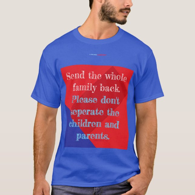 Senden Sie ganze Familie T-Shirt (Vorderseite)